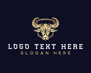 Argriculture - Premium Horn Bull logo design