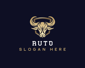 Premium Horn Bull Logo