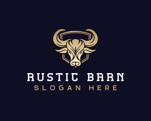 Premium Horn Bull logo design