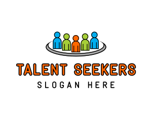 Recruitment - Colorful Recruitment Team logo design