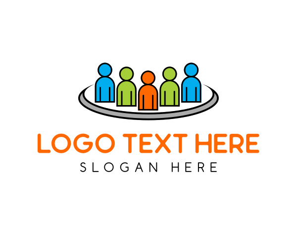 Personal - Colorful Recruitment Team logo design