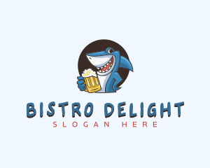 Shark Beer Bar logo design