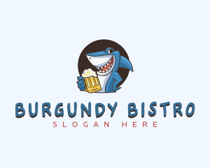 Shark Beer Bar logo design