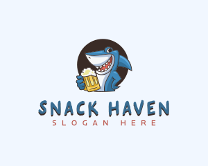 Shark Beer Bar logo design