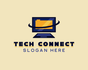 Computer - Computer Tech Network logo design