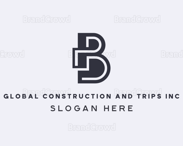 Builder Architecture Letter B Logo