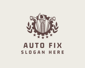 Mechanic - Mechanic Tool Gear Badge logo design