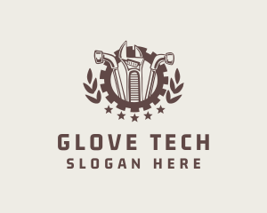 Mechanic Tool Gear Badge logo design