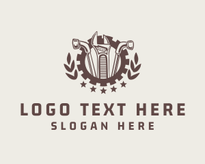 Tool - Mechanic Tool Gear Badge logo design