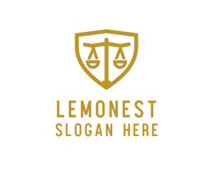 Attorney Lawyer Justice Shield Logo