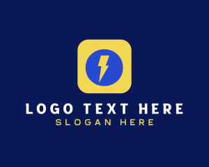 Corporate - Electric Thunderbolt App logo design