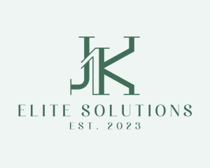 Letter Bi - Media Marketing Letter JK Business logo design