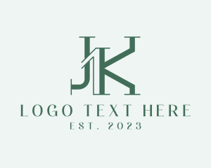 Asset Management - Media Marketing Letter JK Business logo design