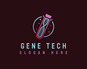 Biotech DNA Test logo design