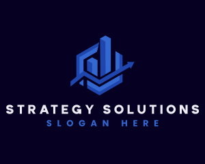 Consulting - Financial Consulting Growth logo design
