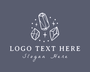 Crystal - Elegant Diamond Jewelry logo design