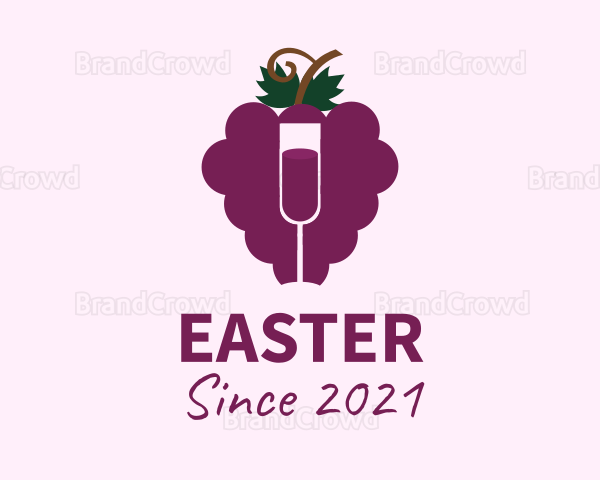 Grape Wine Distiller Logo