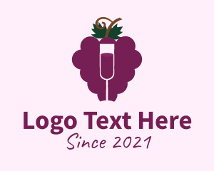 Healthy - Grape Wine Distiller logo design