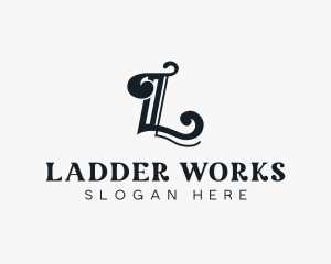 Stylish Company Letter L logo design