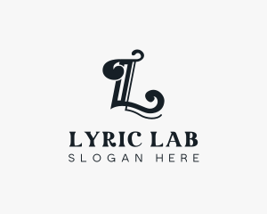 Stylish Company Letter L logo design