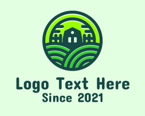 Barn - Green Home Fields logo design