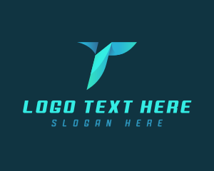 Advertising Media Letter T Logo