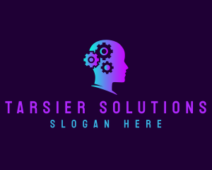 Gear Artificial Intelligence Solution logo design