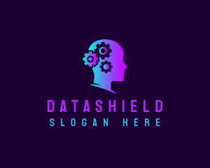 Mental Health - Gear Artificial Intelligence Solution logo design