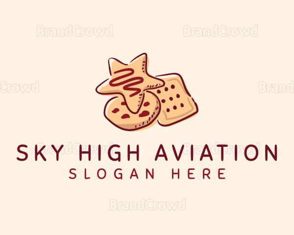 Cookie Pastry Sweet Dessert Logo