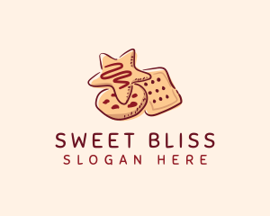 Cookie Pastry Sweet Dessert logo design