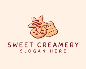 Cookie Pastry Sweet Dessert logo design