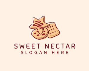 Cookie Pastry Sweet Dessert logo design