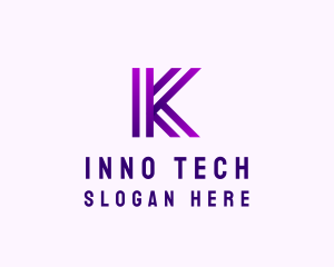 Innovation - Modern Business Innovation Letter K logo design