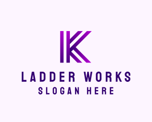 Modern Business Innovation Letter K logo design