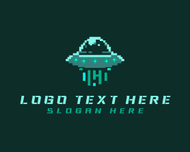 Pixel Alien UFO