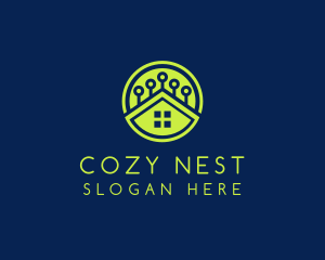 Home - Green Smart Home logo design