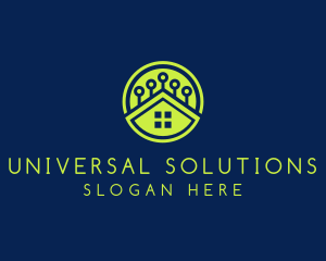 General - Green Smart Home logo design