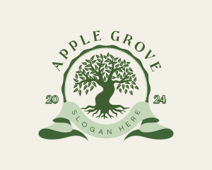 Botanical Tree Orchard logo design