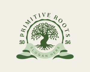 Botanical Tree Orchard logo design