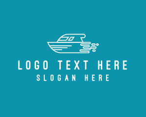 Fast Speed Boat Logo