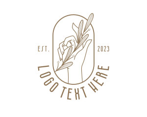 Relaxing - Plant Wellness Salon logo design