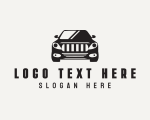 Driving - Sedan Vehicle Car logo design