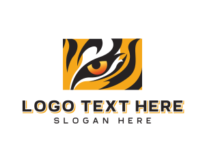 Animal - Tiger Eye Safari logo design