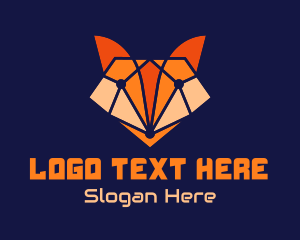 Jackal - Geometric Fox Gaming logo design