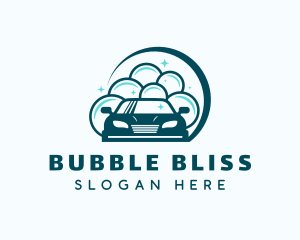 Car Wash Bubbles logo design