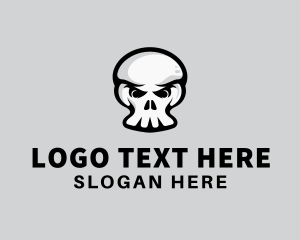 Black - Skull Gamer Esports logo design