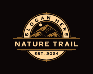 Trail - Mountain Adventure Outdoor logo design