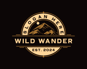 Mountain Adventure Outdoor logo design