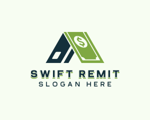 Remittance - Money Lender Mortgage logo design