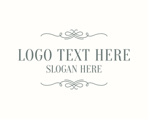 Commercial - Serif Calligraphy Wordmark logo design